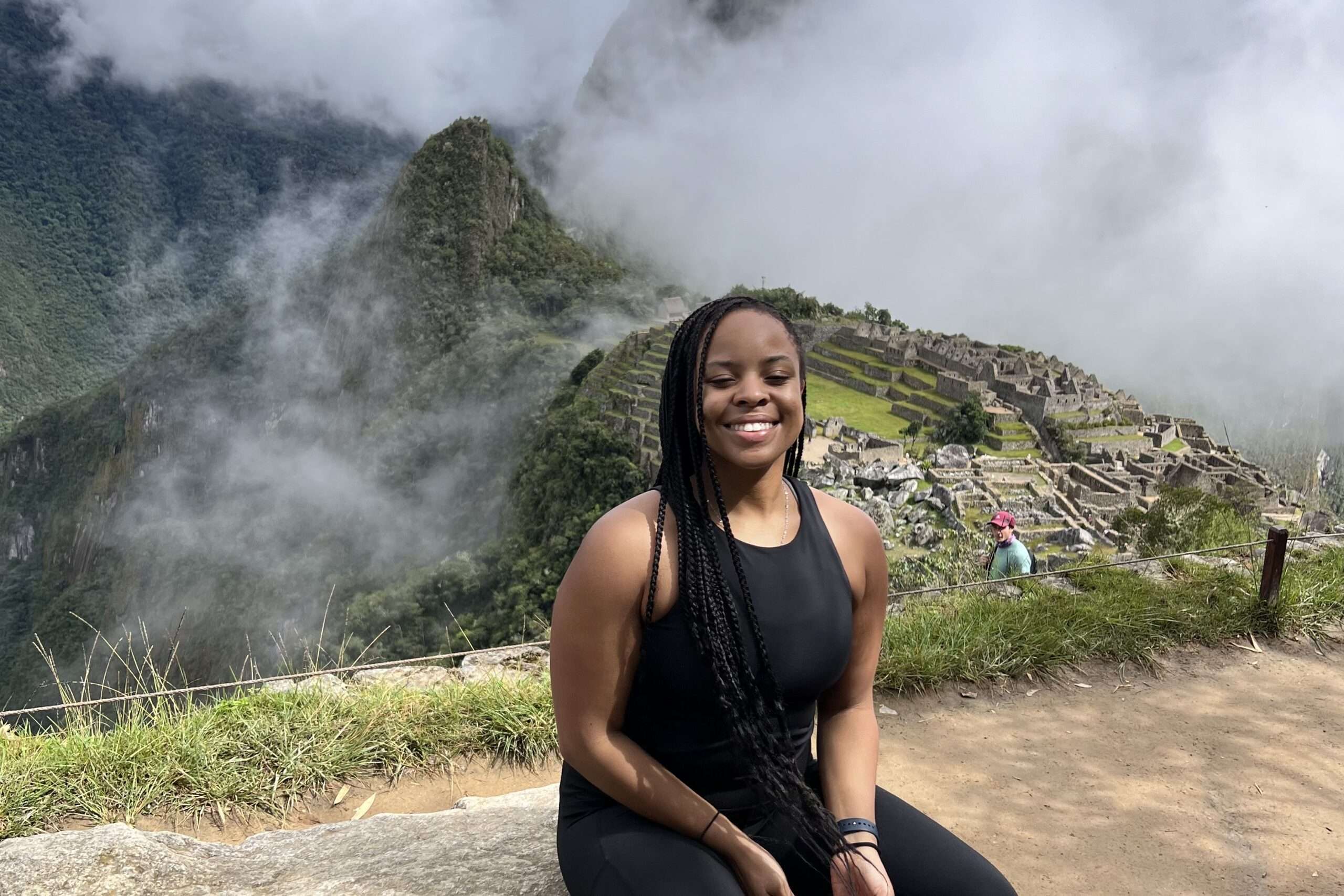 dru at Machu Picchu