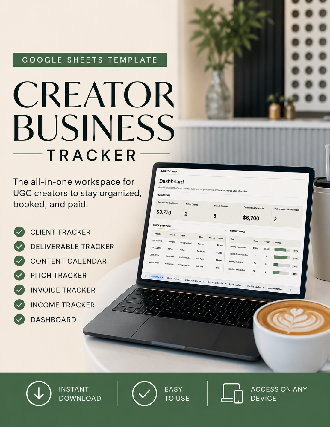 creator business tracker product image