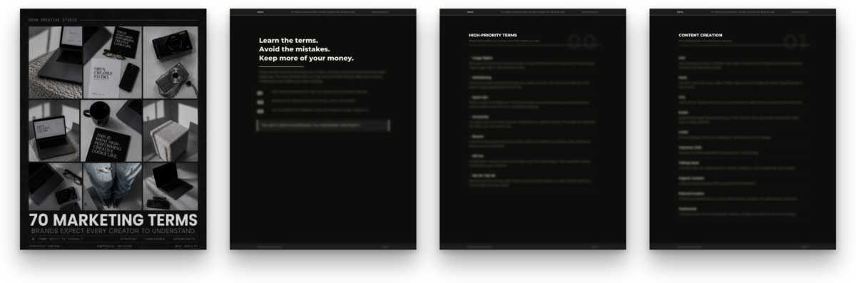 digital product 4 page preview